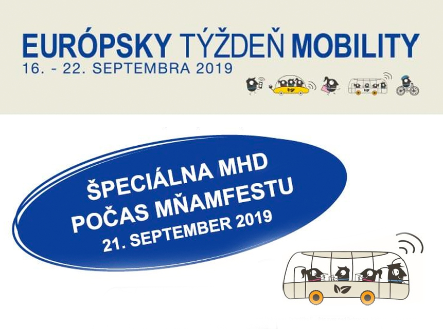 Bezplatnou MHD na MňamFest - Bánovce nad Bebravou - Európsky týždeň mobility