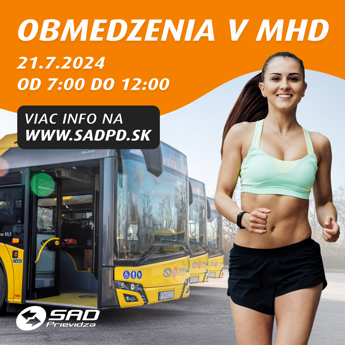 Sadpd 21.7.2024 - Dočasne zrušené nasledovné autobusové zastávky z dôvodu ...
